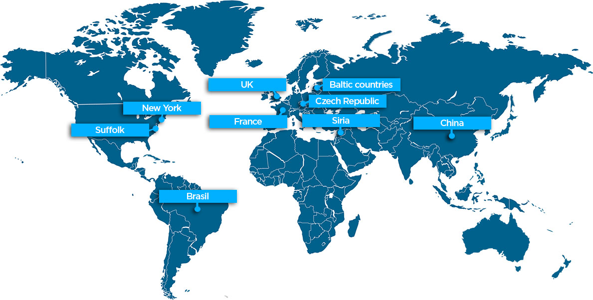 Mapa Acesur International