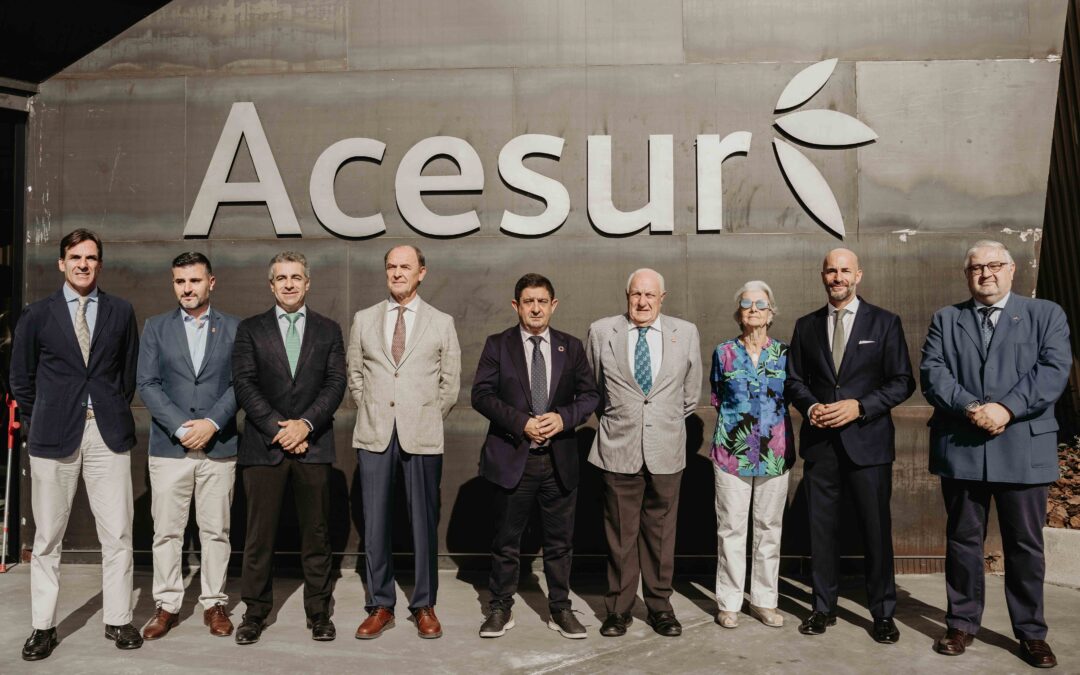 Acesur inaugura su vanguardista almazara en Jabalquinto (Jaén) con una inversión de 12 millones de euros